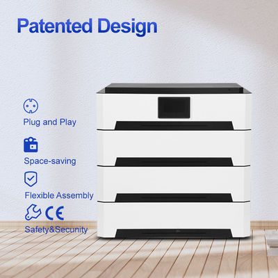 51.2v 10kwh 20kwh 30kwh 50kwh Lifepo4 لیتیوم یون خانه سیستم خورشیدی قابل جمع