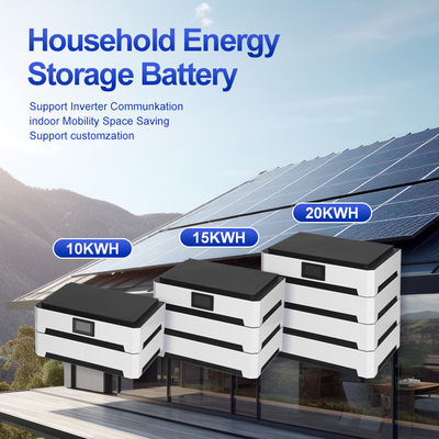قاب فلزی لیتیوم یون ۵۱٫۲ ولت خانه تجارت انرژی خورشیدی باتری ذخیره سازی سیستم 10kwh