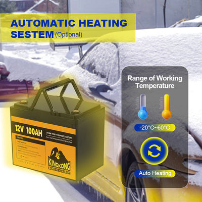 OEM ODM 12V 100Ah LiFePO4 باتری برای RV خورشیدی کاروان دریایی در ایالات متحده آلمان انگلستان کانادا