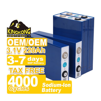 سلول باتری یون سدیم Na 3.1v 220ah برای دوچرخه برقی دمای کار -10C