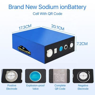 سلول باتری یون سدیم Na 3.1v 220ah برای دوچرخه برقی دمای کار -10C