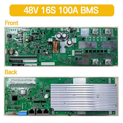 16S 48V Smart BMS برای ذخیره سازی سیستم خورشیدی 100A 200A سیستم مدیریت باتری LiFePO4