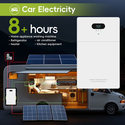 بانک نیروگاه برق همه در یک اینورتر هیبریدی AC 5kw 10kw 15kw 20kw سیستم باتری ذخیره انرژی لیتیوم خورشیدی LiFePO4