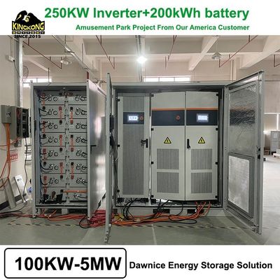 200kW 300kW 200kW 500kW باتری خورشیدی 150kW 6m کابل PV سیستم ذخیره سازی انرژی ترکیبی
