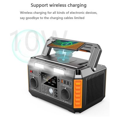 مرکز برق خورشیدی قابل تنظیم 700W با باتری یون لیتیوم و خروجی 520WH