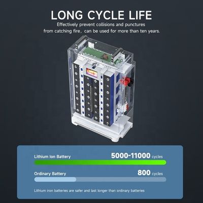 باتری Lfp خورشیدی سفارشی 48 ولت ولت 100Ah 200Ah 300Ah Lifepo4 10Kwh 15Kwh باتری های 5Kw باتری های لیتیوم