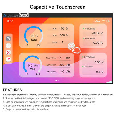 بسته باتری 5Kwh 10Kwh 15Kwh 20Kwh Lifepo4 48V باتری لیتیوم 48V ولت 100Ah 200Ah 300Ah 400Ah Lifepo4 برای سیستم خورشیدی