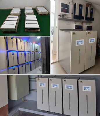 باتری 5Kw Lifepo4 لیتیوم 51.2V 100Ah 200Ah 280 400 300Ah باتری لیتیوم Lifepo4 48V برای پنل خورشیدی