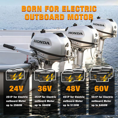 بسته باتری Lifepo4 12V 24V 36V 48V 60V ولت لیتیوم یون باتری بسته برای قایق Rv Camper