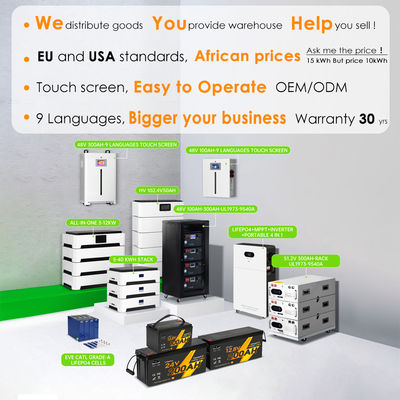 باتری های لیتیوم قدرتمند برای ذخیره انرژی و سیستم خورشیدی 10Kw 30Kw 220V محصولات مرتبط راه حل