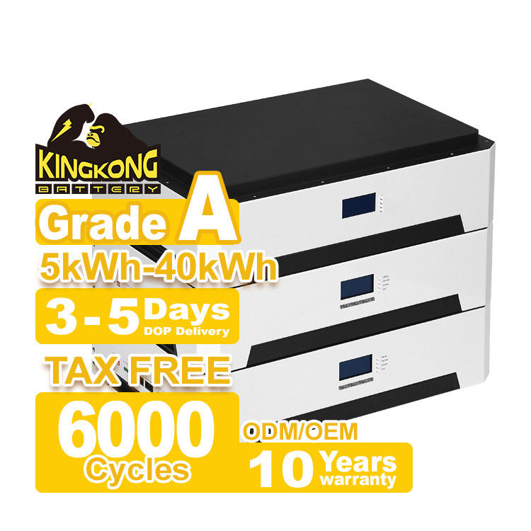 51.2v 10kwh 20kwh 30kwh 50kwh Lifepo4 لیتیوم یون خانه سیستم خورشیدی قابل جمع