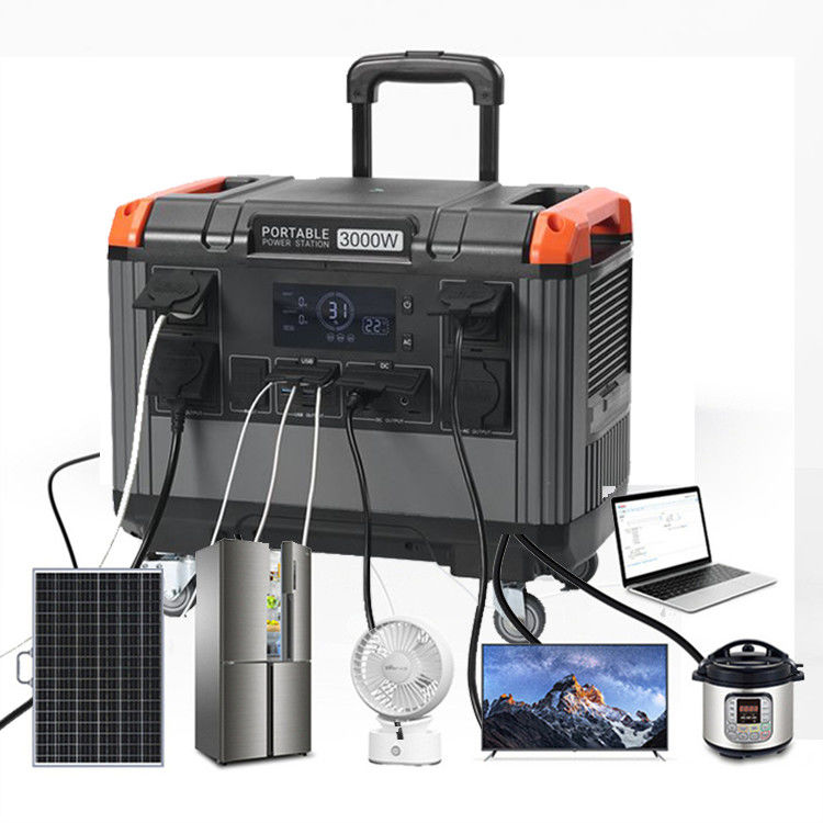نیروگاه باتری LiFePO4 برای کمپینگ در فضای باز 150W 300W 500W 1000W 2400W 3000W