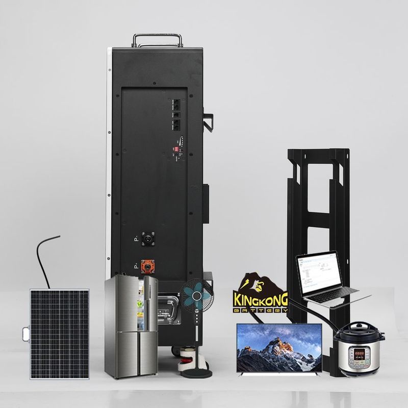 100AH 48V دیوار نصب شده انرژی خورشیدی ذخیره Lifepo4 باتری 10-20 KWh محدوده قدرت خروجی