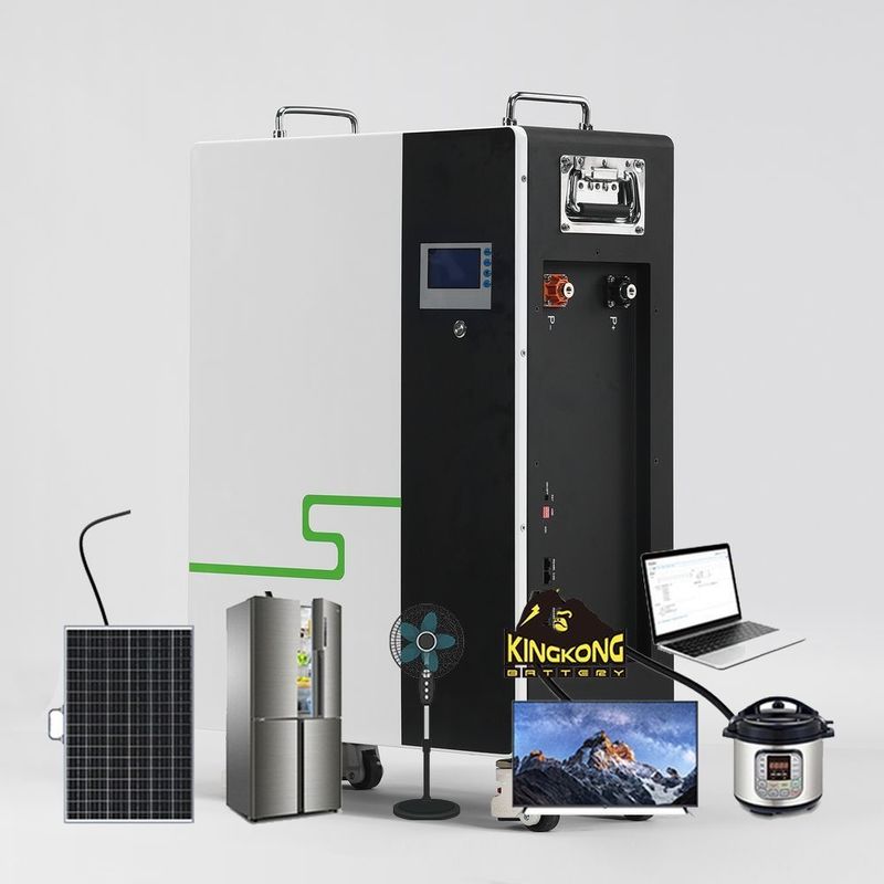 باتری 48 ولت نصب شده روی دیوار خانه 100Ah 280Ah 300Ah Lifepo4 بسته باتری 51.2V 5Kwh 10Kw 15kwh