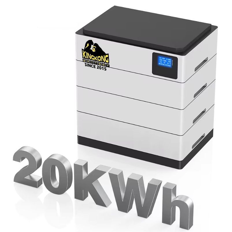 سیستم ذخیره انرژی خورشیدی OEM خانه 48V 51.2V 400AH 20KWh باتری LiFePO4
