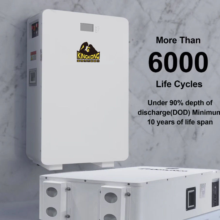 51.2V 48V خانه سیستم ذخیره انرژی خورشیدی باتری لیتیوم یون 100Ah 200Ah 5Kwh 10Kwh