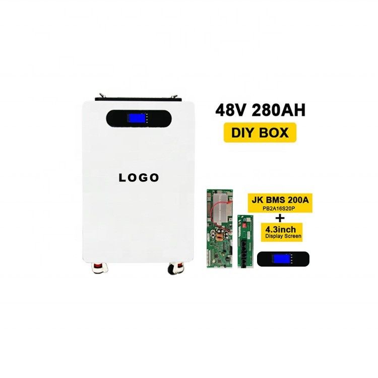 باتری عمودی 280Ah با چرخ و کیف ایستاده فلزی سفید