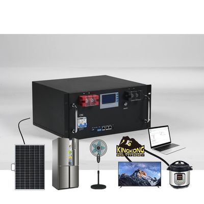 LiFePO4 280Ah 48V باتری لیتیوم نصب شده در قفسه 14Kwh برای سیستم ذخیره انرژی خورشیدی خانه
