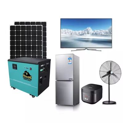 سیستم ذخیره سازی انرژی خورشیدی خانگی 10KW با ژنراتور 12V و باتری لیتیوم 48V 200ah