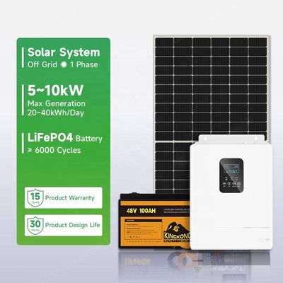 ولتاژ خروجی 110V/220V/230V در شبکه و خاموش سیستم انرژی خورشیدی برای خانه