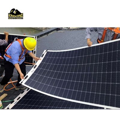 166mmx166mm اندازه سلول پانل خورشیدی نیمه انعطاف پذیر 500W برای خریداران بین المللی OEM / ODM