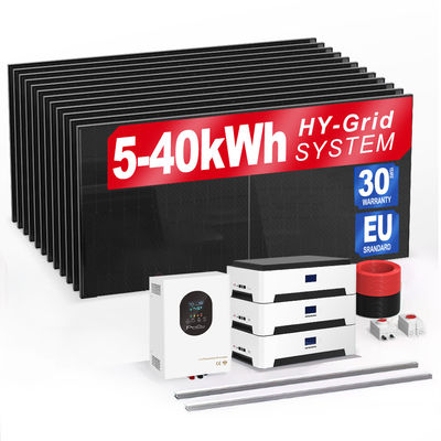 6Kw 10Kw 20Kw 30Kwh خورشیدی خارج از شبکه باتری خورشیدی انرژی ذخیره سازی سیستم های برق برای خانه AC خورشیدی بخار چراغ های تلویزیون باتری بسته